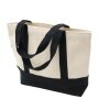 Customized Printed eco shoulder bag Natural Color 100% Cotton Tote Bags Super Strong Canvas Shopping bags