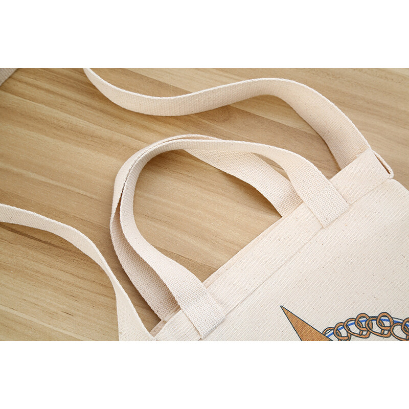 High Quality Hot Sale Canvas Shopping Bag Tote Bag Nature Blank Cotton Custom Logo Cotton Bag Tote Handle Customized Rope Handle