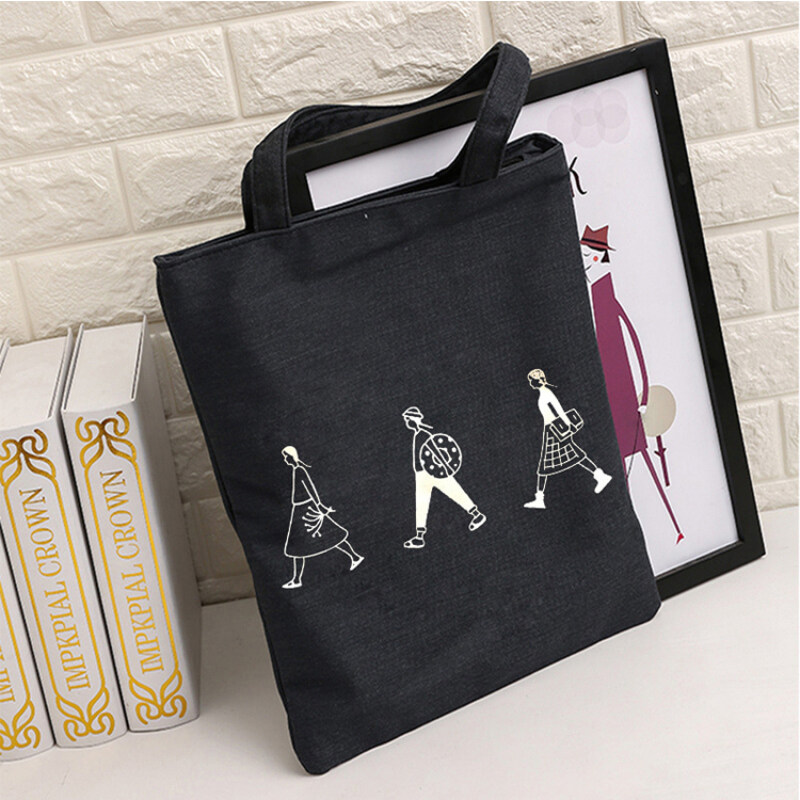 Wholesale High Quality Promotional Customize Logo Plain Canvas Cotton Tote Shopping Bags