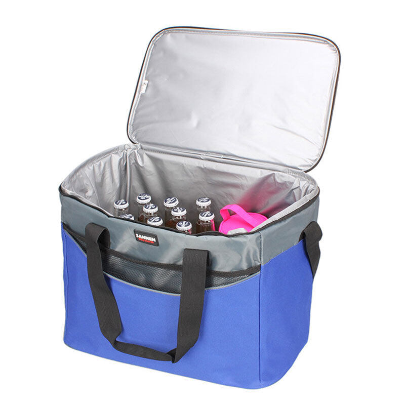 34L Large Oxford Thermal Insulation Package Picnic Portable Container Package Food Delivery Bag Cooler Bags