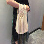 Recyclable Reusable Small Organic Cotton Fabric Produce Mesh Tote Bags