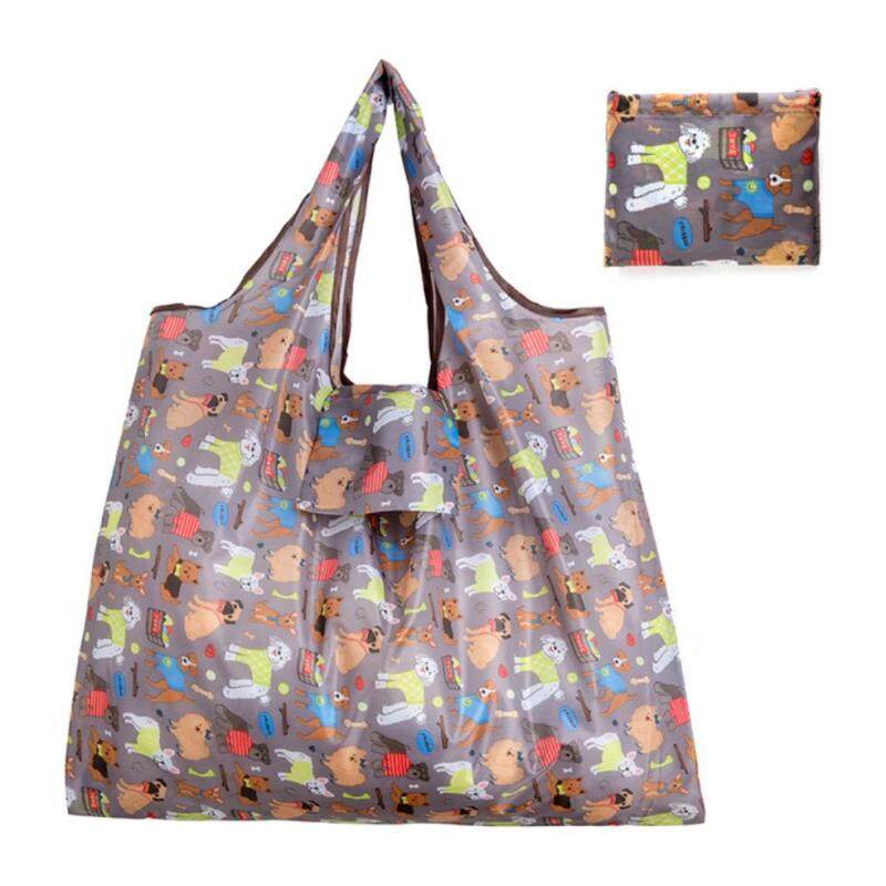 Large Printed Shopping Bag Foldable Tote ECO Waterproof Portable Women's Shoulder Bag Handbags Pouch Shopping Bag