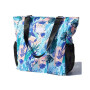 Flowers Polyester Traditional Print Handbags Women Beach Bags Women Handbags Shoulder Fashion Tote Bags