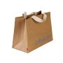 Brown Paper Bag with handle,custom kraft paper bag,craft food paper bag
