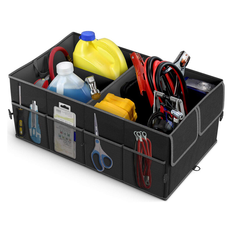 Collapsible Backseat Car Organizer Storage Box Boot Car Trunk Organiser