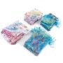 Colorful Organza Bags Jewelry Packaging Bags Wedding Favor Gift Bags Drawstring Pouches