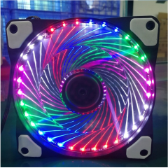 33 lights 12CM chassis fan light guide LED with light light ultra-quiet chassis cooling air volume