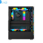 Tempered glass rgb fan gaming computer game factory
