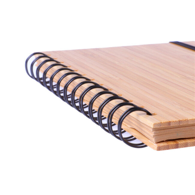 Oempromo custom recycled bamboo cover notebook