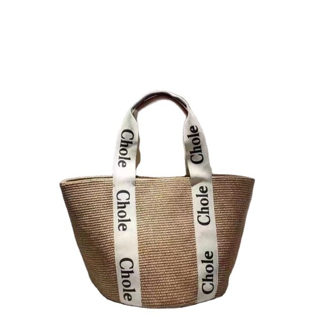 2022 new Fashion Summer Vacation large capacity leisure Straw Hand Woven Hands Bags woven shoulder Basket beach bag for women
