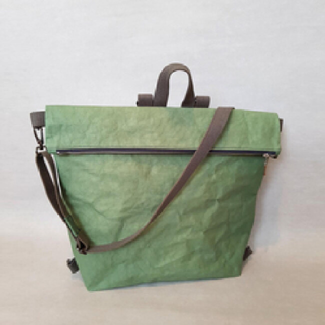 Multi-purpose Washable Kraft Paper Backpack Tyvek Paper Shoulder bag Crossbody Bag