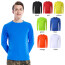 manufacturer Cheap Price polyester blank plain men's long sleeve t-shirts Custom LOGO Sublimation Printing unisex Tshirt for Man