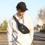 2022 Ultra Light Personalized custom Print oem design Canvas fashionable cross body belt fanny pack waist bags for men Hip Bag
