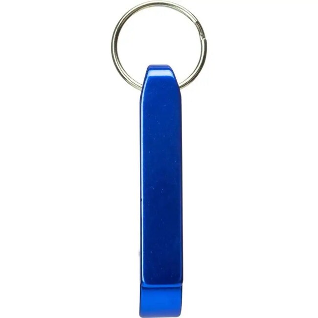 Custom logo printed aluminum bottle opener keychain