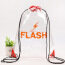 Custom Design Printing Durable PVC Clear Plastic Drawstring Bag Dust Proof  Swimming Backpack