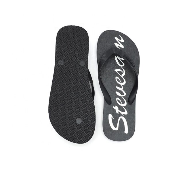 Flip Flops for Men Custom Logo Wholesale Summer Outdoor Beach Men's Rubber Slippers