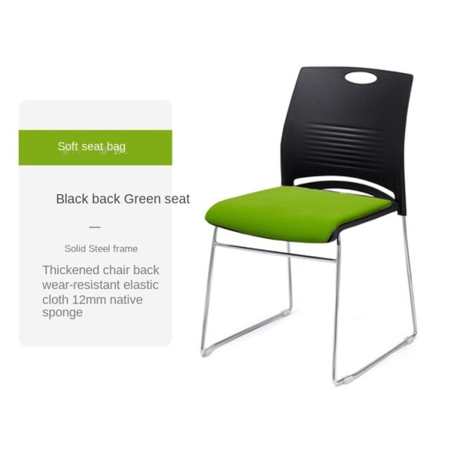 Simple and casual office training chair Wear-resistant and breathable Solid steel frame customer chair office