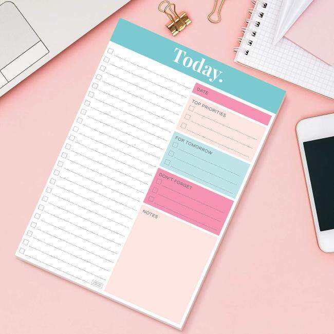 Personalised Memo Pad Sticky Daily Tear Off To Do List Planner