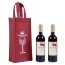 huahao custom fashion carry single 2 4 6 bottle tote wine non woven bag for wine with logo