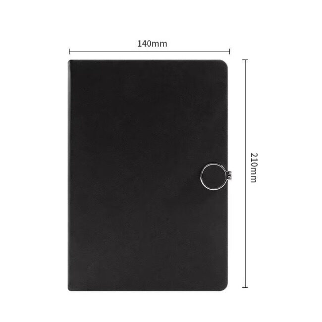 A5 A6 PU Leather Journal 6 Ring Binder Notebook