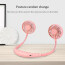 Mini Portable USB Rechargeable Outdoor Sports Lazy Hanging Neck Band Portable Fan