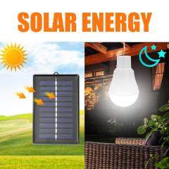 5V 15W 300LM Energy Saving Outdoor Solar Lamp USB Rechargable Led Bulb Portable Solar Power Panel Outdoor Lighting Home decor
