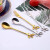 2 Colors Stainless Steel Leaves Spoon Fork Spoon Coffee Tea Spoons Creative Ice Cream Tools Tableware Kitchen Gadgets Home Decor