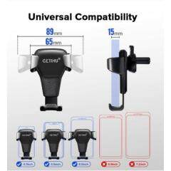 Gravity Holder For Phone in Car Air Vent Clip Mount No Magnetic Mobile Phone Holder Cell Stand Support For iPhone XS 8 7