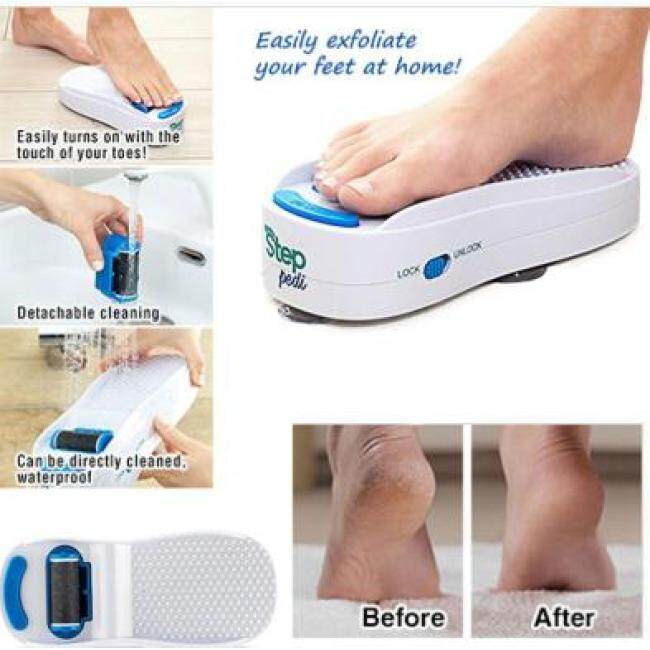 New Arrivals Step Pedi Automatic Grinding Feet Callus Remover Electric Silicone Foot Care Tool Waterproof Feet Grinder