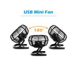 Portable DC 5V Small Desk USB 4 Blades Cooler Cooling Fan USB Mini Fans Operation Super Mute Silent for dropshipping