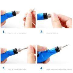 EU US Electronic Nail Care Nail Drill Bit Sanding Nail Polisher Nursing Kit Drill Manicure Pedicure Tool Removing Acrylic Gel