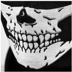 Multifunctional Cycling Bike Skull Skeleton Headwear Hat Neck Ghost Scarf Outdoor Motorcycle Bicycle Half Face Cap Headband