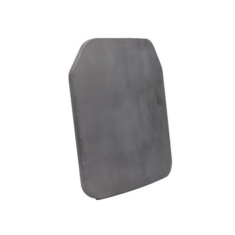 Single-curved lightweight Sintered silicon carbide (SIC) ceramic plate BP2159 for bulletproof plate