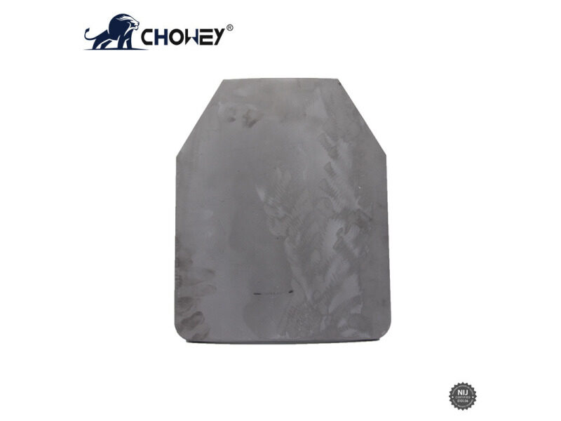 Single-curved lightweight Sintered silicon carbide (SIC) ceramic plate BP21742 for bulletproof plate