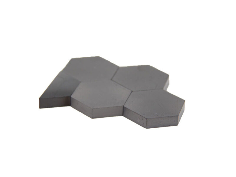 Hexagon Sintered silicon carbide (SIC) ceramic plate BP2761 for bulletproof plate