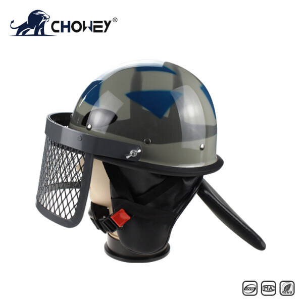 Militêre Anti Riot Control Helmet AH1084 met metaalrooster