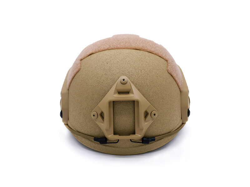 Military Bulletproof Helmet with Rail Khaki FAST style BH1869