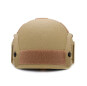 Military Bulletproof Helmet with Rail Khaki FAST style BH1869