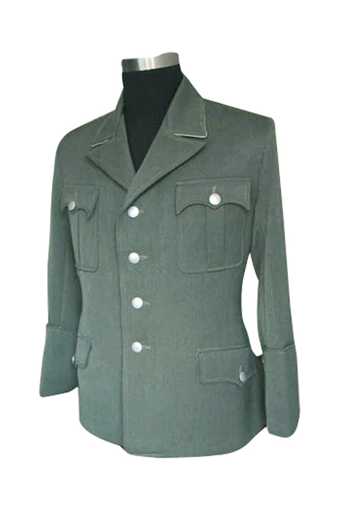 WWII German SS M34 Officer Fieldgrey Gabardine Jacket dress tunic ...