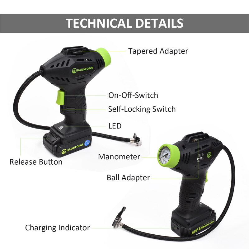 hawkforce tyre inflator