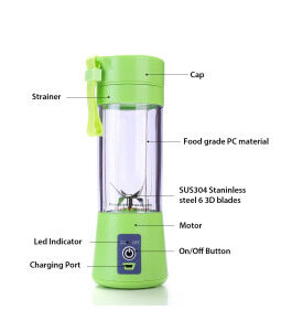 Travel portable blender fountain juicers multifunction