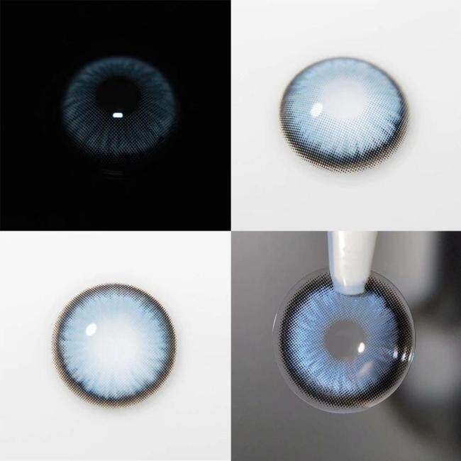Norko Blue color contact lens contact lenses cycle eye contacts cosmetic lens size 14.5mm