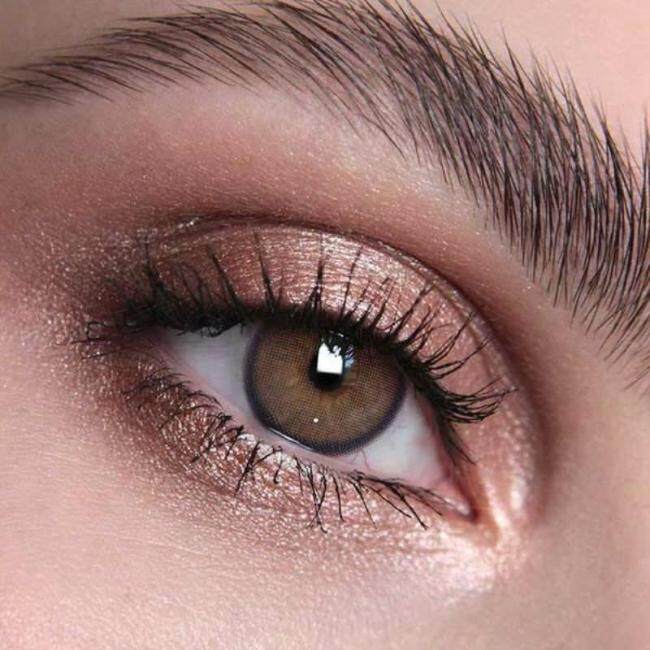 Neala little orange natural colored contact lens contact lenses eye contacts cosmetic lens size 14 mm