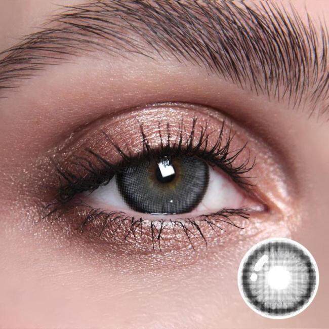 Norko Gray color contact lens contact lenses cycle eye contacts cosmetic lens size 14.5mm