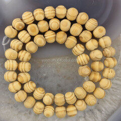 SB0699 Hot Sale Natural Pine Tree Wood Beads,Grain Grainy Wooden Beads,Stripe Wood Round Beads