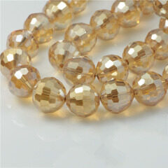CC1718 Wholesale Faceted Chinese crystal beads,faceted crystal glass round ball beads