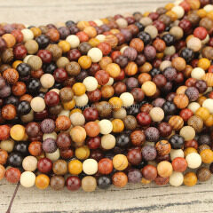 SB0694 high quality 108PCS Mixed Rosewood Beads,Colorful Meditation Wood Beads