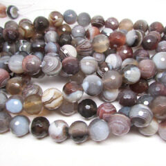 AB0061 Faceted Botswana agate beads,agate loose beads