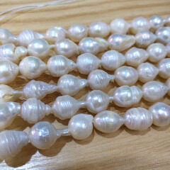 FWP024 Natural freshwater Baroque pearl beads in bulk,high quality loose pearl gemstone with freeform