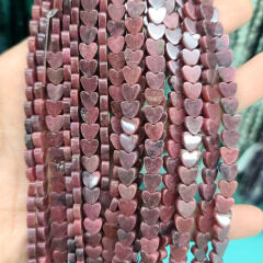 SB7170 Natural Semi Precious Stone Gemstone Heart Shaped Beads for Love Jewelry Making